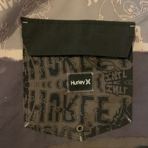 Hurley men’s 38 nautical beach swim trunks - Picture 6 of 9